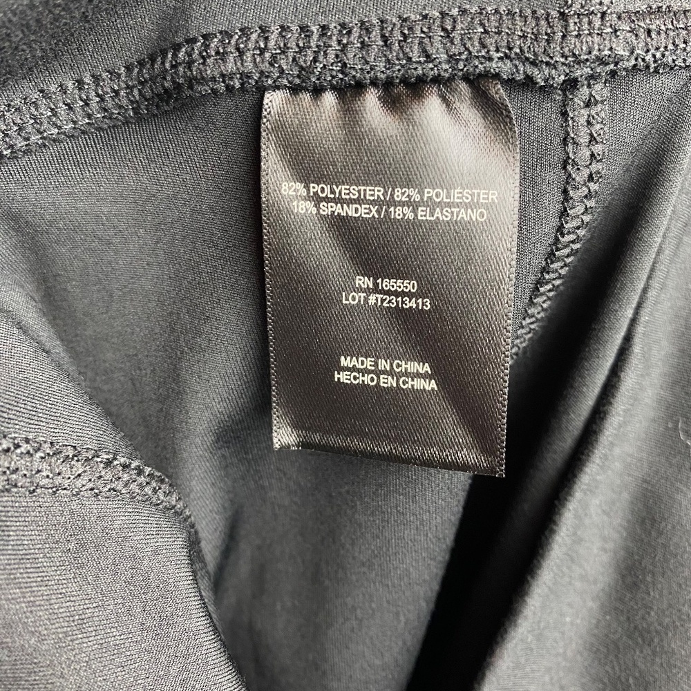 32 Degrees Cool Womenʻs Pull On Black Leggings with Side Pockets XL - Picture 7 of 7